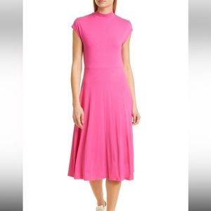 BOSS Hugo Boss Pink Fitted Maxi Dress NWT Size XS